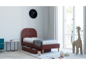 Detská posteľ FIGO 80x200 cm s kontajnerom na posteľnú bielizeň a rámom
