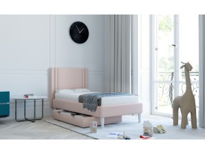 Detská posteľ TERRY 80x200 cm s kontajnerom na posteľnú bielizeň a rámom