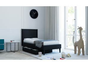 Detská posteľ FRILL 80x160 cm s kontajnerom na posteľnú bielizeň a rámom
