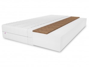 Penový a kokosový matrac Silwer 80x200x15 cm - H3/H4 stredne tvrdý/tvrdý